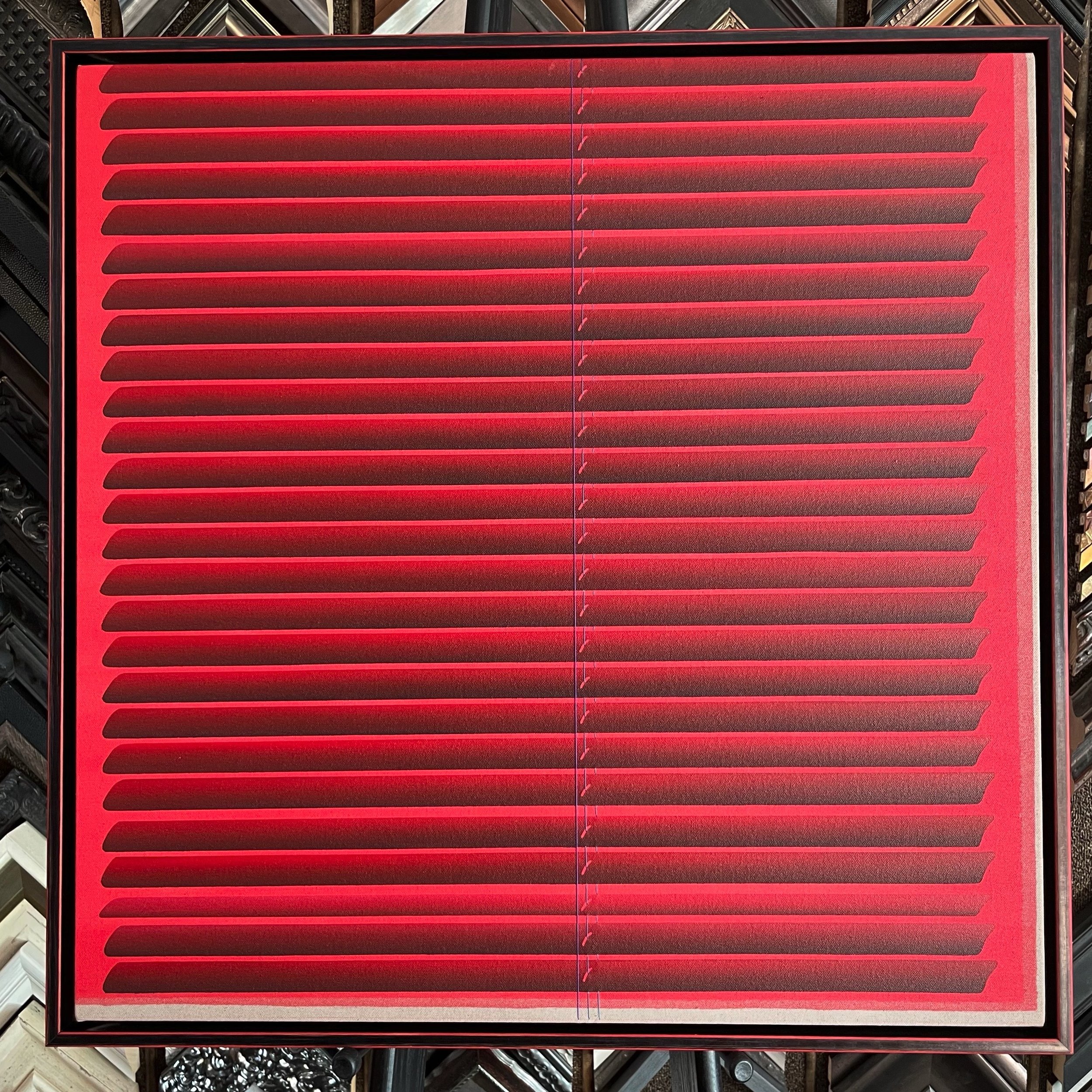 custom framing canvas art