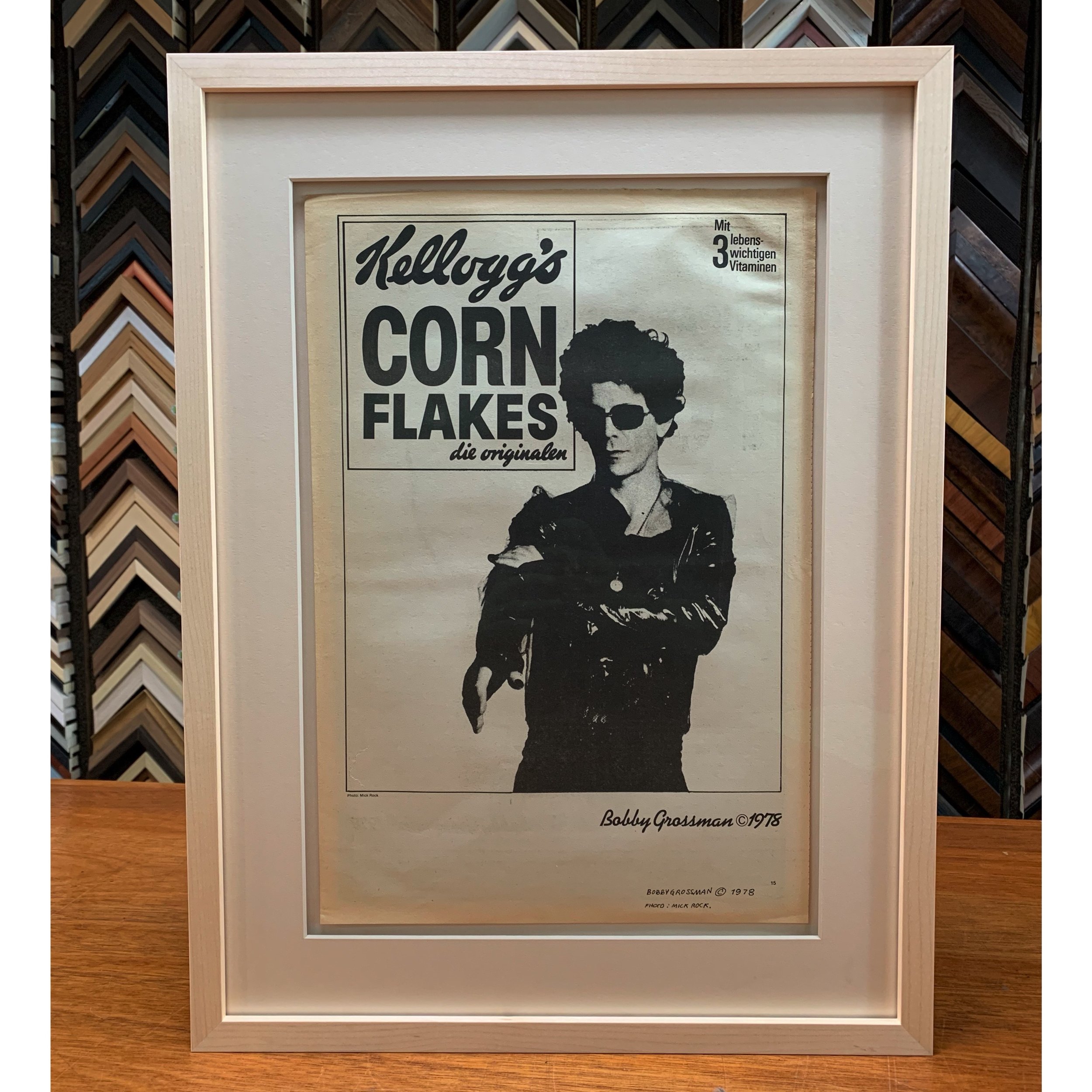 Custom Picture Frame for Lou Redd Vintage Print
