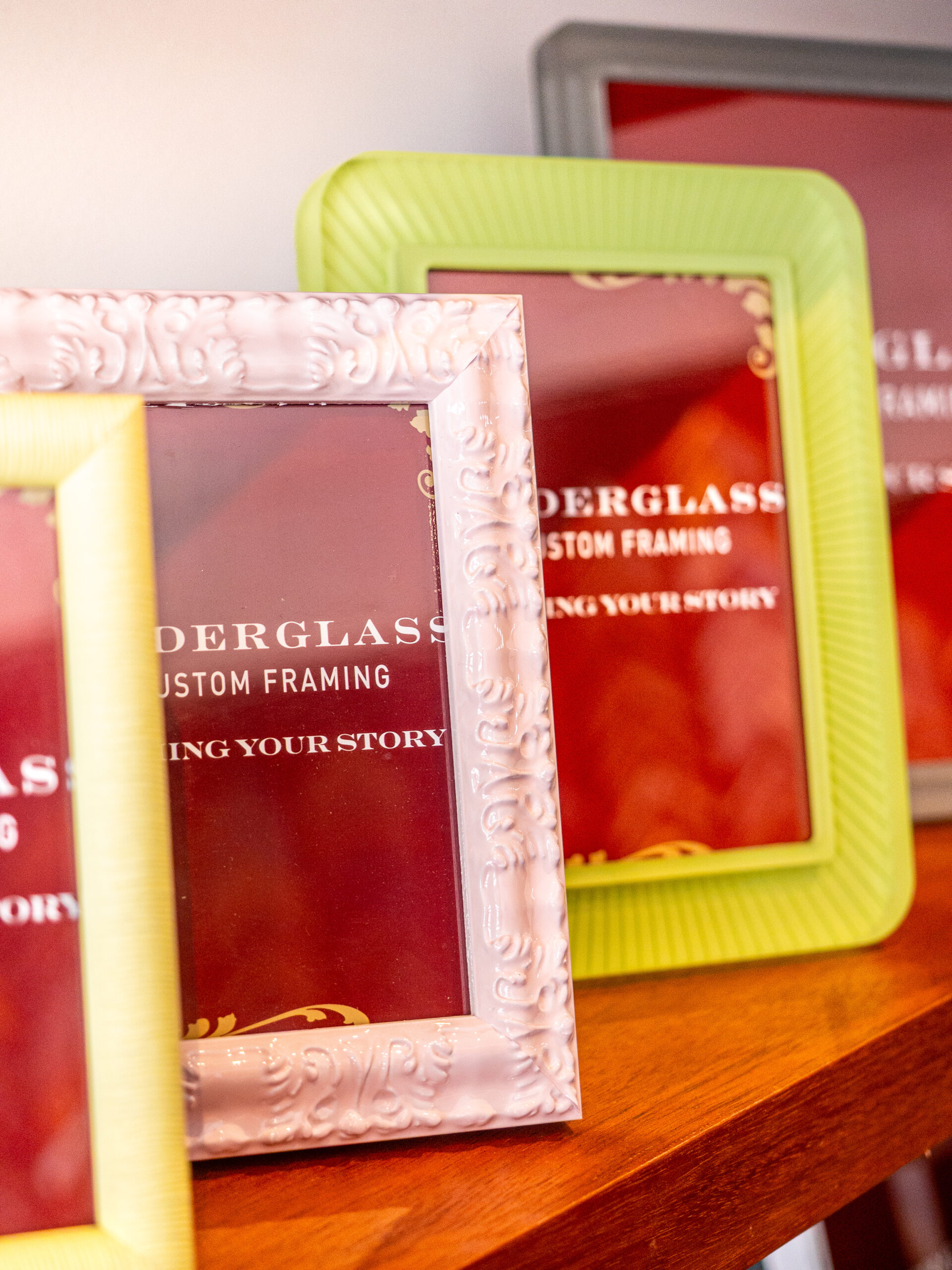 SF frame shop’s selection of ready made frames including readymade frames for photos and last minute gift shopping in San Francisco